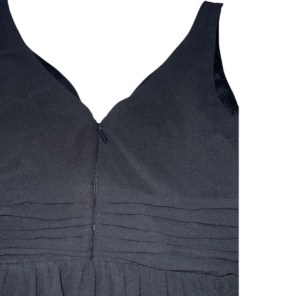 Lulus Thoughts of Hue Black Surplice Elegant Formal Black Maxi Dress Sz Large - Picture 8 of 13
